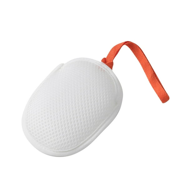 Bolsa de jabón con red espumosa de doble cara para baño, limpiador facial, bolsa de red espumosa tipo sándwich, bolsillo para jabón.