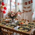 thumbnail image 5 of Spring Sunflowers Round 13 Inch Placemats Set of 4, Bicycles Botanical Flowers Wooden Grain HeatResistant Non Slip Place Mats for Dining Table, Wipeable Braided Kitchen Table Mats for Housewarming, 5 of 9