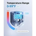 thumbnail image 3 of SEAOURA Aquarium Magnetic Cleaner with Thermometer, Fish Aquariums Mini Magnet Brush Only for Glass Tank,Tiny Magnets Clean Floating Cleaning ToolAlgae Scrapers(Blue), 3 of 8