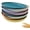 Extra Large 8 Pcs 10', variant on Wheat Plastic Reusable Dinner Plates Unbreakable Dinner Dishes Outdoor Plates Sets Dishwasher Microwave Safe