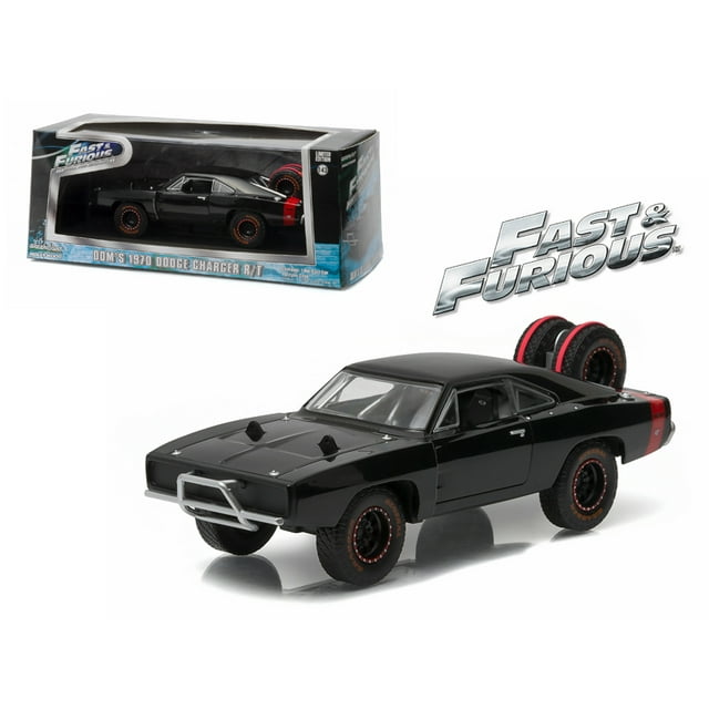 Dom\'s 1970 Dodge Charger R/T Off Road \Fast and Furious-Fast 7\ Movie (2011) Diecast Model Car 1/43 by Greenlight