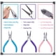 thumbnail image 3 of Juego de alicates de joyería de 3 piezas Incluye alicates de punta fina Alicates de punta redonda Cortadores de alambre Alicates de punta de cadena para reparación de fabricación de joyas, 3 of 5