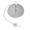 thumbnail image 2 of All The RagesLF1000-ZBA Trendy Crystal and Chrome Floor Lamp with Zebra Print Drum Shade, 2 of 4