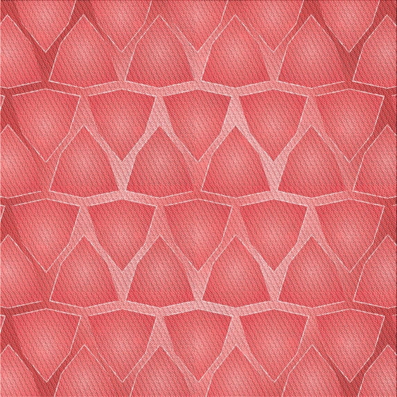 Ahgly Company Machine Washable Indoor Square Transitional Red Area Rugs, 5' Square