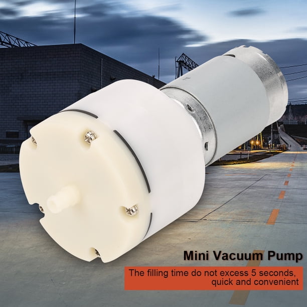 Mini bomba de vacío, bomba de vacío de aire pequeña de 12 V CC, bomba de vacío DV de mayor durabilidad