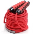 thumbnail image 1 of Cuerda de saltar larga para niños y adultos, cuerda de saltar doble holandesa, cuerdas de saltar ajustables con núcleo de cuerda trenzada de nailon de alta resistencia, 1 of 5