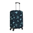 thumbnail image 3 of Qekee Beautiful Butterflies Elastic Luggage Cover, Double-sided Print, Invisible Zipper, for Travel, Business, Daily - Large, 3 of 9