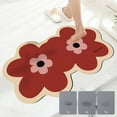 thumbnail image 4 of Fwttom Carpet Rubber Material Bathroom Non Slip Mat Absorbent Floor Mat Entrance Mat Non Slip Foot Mat Bedroom Carpet, 4 of 6