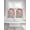 pink, variant on Easter Gnomes Living Room Curtains 2 Panel, Colorful Eggs Bunny Ears Flowers Leaves Branch Cafe Window Treatment, Farmhouse Bedroom Bathroom Kitchen Curtains Drapes 104"x54"