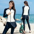 thumbnail image 5 of Sunscreen Swimsuit, Women'S Split Surfing Quick Drying Diving Suit, Long Sleeved Pants, Hot Spring Jellyfish, 5 of 5