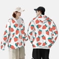 thumbnail image 5 of Picia Strawberries Women's Men's UPF 50+ Sun Protection Hoodie Shirt Long Sleeve SPF Fishing Outdoor UV Hiking Lightweight Shirts-Small, 5 of 9