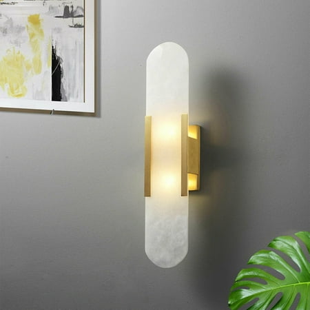 

Fichiouy Elongated Sconce LED Light Wall Lamp Home Lighting Decor Warm Light White 110V