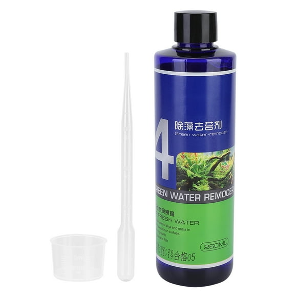 ZOUSSIQI Aquarium Accessories Fish Tank Algae Removing Agent Green Water Purifier with Dropper CWYP#2340