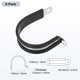 thumbnail image 3 of Uxcell 6 Paquete de Abrazaderas de Cable 42 mm Acero Inoxidable 304 Goma Forma R para Tubo, 3 of 7