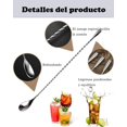 thumbnail image 3 of Stirring spoons, mezclador de bebidas, bar spoon, anti-caída, anti-deformación, para bares, tiendas de té con leche, cafeterías y otras ocasiones, 3 of 4