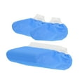 thumbnail image 2 of 25 pares cubiertas de pies de esquí desechables cubiertas de calcetines para viajes de salón de belleza Blue Eusize 25 a 34, 2 of 8