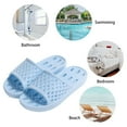 thumbnail image 7 of NeedBo Womens Mens Shower Shoes Non Slip Quick Drying House Sandal Slippers Indoor Home Bedroom Pool Spa Guest College Dorm, Blue, 7, 7 of 7