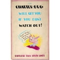 thumbnail image 2 of Anonymous 17x24 Gold Ornate Framed and Double Matted Museum Art Print Titled - The Chatterbug Will Get You if You Don't Watch Out! Careless Talk Costs Lives (1939-1946), 2 of 4
