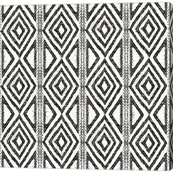 Great Art Now African Wild Pattern III BW by Wild Apple Portfolio Canvas Wall Art