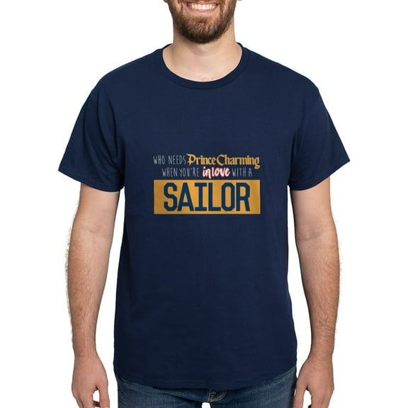 CafePress - Prince Charming Sailor Dark T Shirt - Men's Classic Graphic Cotton T-Shirt