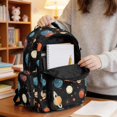 thumbnail image 5 of Whosucclay Space Planet Pattern 17 Inch Book Bag for Boys Girls, Lightweight Large Capacity Primary School Backpacks for High School Kindergarten Elementary School, 5 of 7