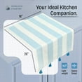 thumbnail image 2 of HEIRLOOM COMFORT Turquoise Blue Decorative Dotted Kitchen Towels 16x26 Inch, 12 Pack, 100% Cotton, Soft & Absorbent Dish Towels with Tassels, Quick-Dry for Cleaning, Drying Dishes, and Daily Use, 2 of 7