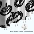 thumbnail image 6 of Halloween Black Pumpkin Silhouettes Shower Curtain 36"x72" ,Bathroom Decorative Shower Curtains Set with 12 Hooks,Modern Waterproof Washable Shower Curtain, 6 of 6