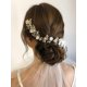 thumbnail image 4 of Diadema de perlas para novia, accesorio para el pelo de flores de cristal para mujeres, 4 of 4