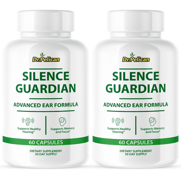 Silence Guardian- Hearing Support- 2 Bottles- 120 Capsules