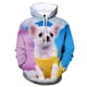 thumbnail image 3 of Sudadera con capucha con estampado 3D de perro chihuahua para hombre y mujer, estilo informal, estilo Harajuku, ropa de calle, ropa Y2K, sudaderas con capucha, 3 of 5