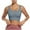 Blue, variant on Fengactive High Impact Sports Bras for Women Racerback Running Bra Workout Crop Tank Tops Longline Sports Bra Push up