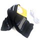 thumbnail image 1 of Guantes térmicos por USB para mujer y hombre, guantes térmicos para ordenador portátil, manos para tejer con calor total y medio sin dedos, sin dedos, diseño lavable (negro), 1 of 6