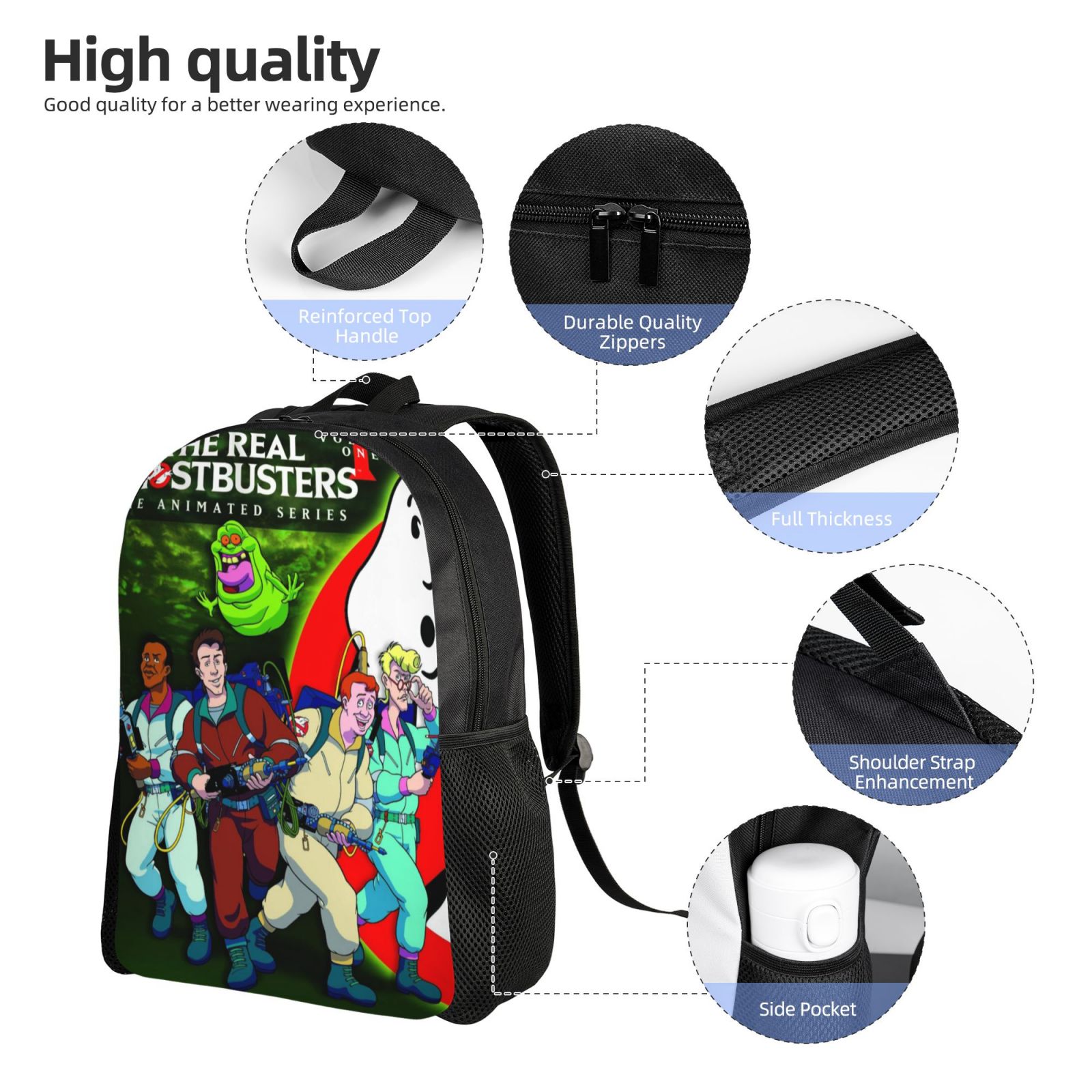 Ghostbusters Rucksack Für Teens – Stylisch, Robust & Riesig – Perfekt Für Schule & Reisen