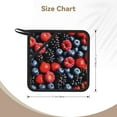 thumbnail image 3 of Xecao Variety Of Fruits And Berries for Silicone Trivet Mats - Heat Resistant Pot Holders, Multipurpose Non-Slip Hot Pads, 3 of 8