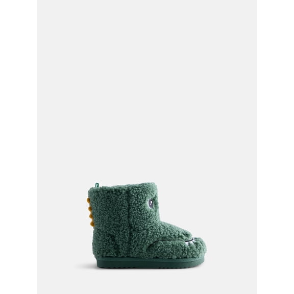 Wonder Nation Toddler Boys Dino Boot Slippers