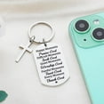 thumbnail image 7 of Inspirational Christian Keychain Bible Verse Key Chain for Daughter Son Graduation Birthday Gifts for Men Women Christian Religious Scripture Gifts for Friend Baptism Gifts First Communion Gifts, 7 of 7