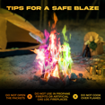 thumbnail image 6 of Fire Color Changing Packets with Citronella (25 Pack) Perfect for Campfire & Bonfire by Party Flames, 6 of 6