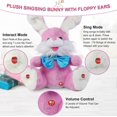 thumbnail image 2 of Bunny Stuffed Animal, Children Songs & Lullabies Peek-A Boo Toy Repeats What You Say, Talking Toys Singing with Floppy Ears for 0-6 6-12 Months 1-3 4+, 2 of 5