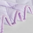 thumbnail image 3 of Organictune Microfiber Down Alternative Machine Washable Toddler Comforter, Super Soft and Lightweight Kids Crib Quilted Blanket for Stroller, Travel, Light Purple, 43"x60", 3 of 5