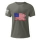 thumbnail image 4 of Mens Casual Pantalones Cortos Cuello Redondo Gradación Impresión Suéter Camiseta, Blusa Deportiva de Fitness para Hombres, 4 of 4