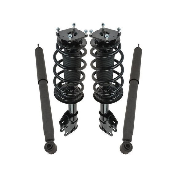 Front and Rear Shock Strut and Coil Spring Kit 4 Piece - Compatible with 2011 - 2015 Lincoln MKX 2012 2013 2014