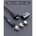 Charging Cable, 6In1 Gen12 (3.3 Feet/1 Pack Black) 18W Fast