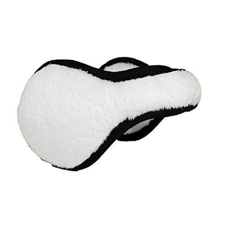 180s Fleece - 180s Women's Ladies Lush Fleece Adjustable Ear Warmers - Snow / White