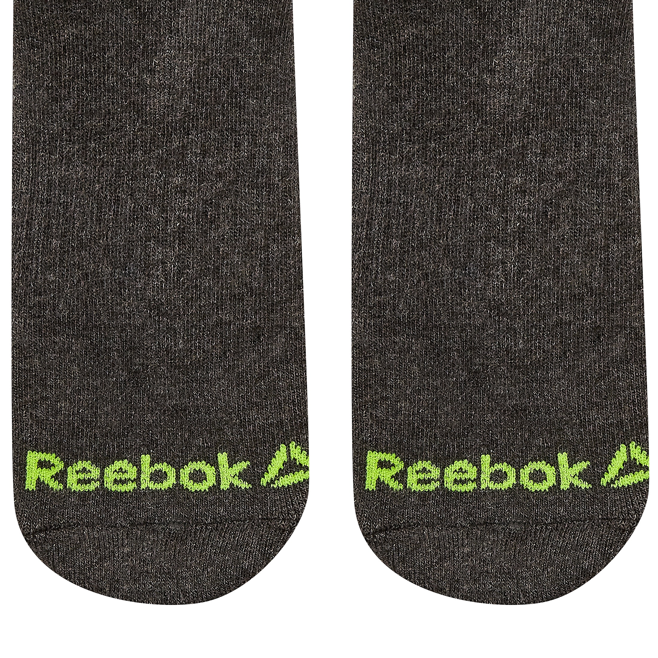 Reebok Men's Pro Series Cushion Mid Crew Socks, 6-Pack