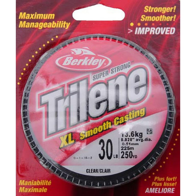 Berkley Trilene® XL®, Clear, 30lb | 13.6kg Monofilament Fishing Line