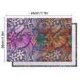 thumbnail image 5 of Multicolor Paisley and Floral Pattern Summer Placemats Table Placemats Set Of 6-Linen Kitchen Washable Placemats Table Mats 11.8"x17.7" Non-Slip Heat Resistant, 5 of 5