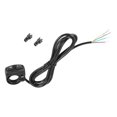 thumbnail image 3 of Interruptor doble simple + interruptor de advertencia de peligro/indicador para scooter eléctrico, bicicleta, triciclo, ATV, EV, bricolaje, negro, negro, 3 of 4