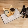 thumbnail image 3 of Cheetah Print Aesthetic Dog Mat - Modern Leopard Spots Bowl Pad - Quick Absorbing & Easy Clean - Ideal for Eco-Conscious Owners, 3 of 4