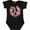 AB-Black, variant on Inktastic Breast Cancer Awareness Wreath Pink Ribbon Girls Baby Bodysuit