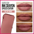 thumbnail image 3 of Maybelline Super Stay Ink Crayon Matte Lipstick, On the Grind, 0.04 oz, 3 of 7